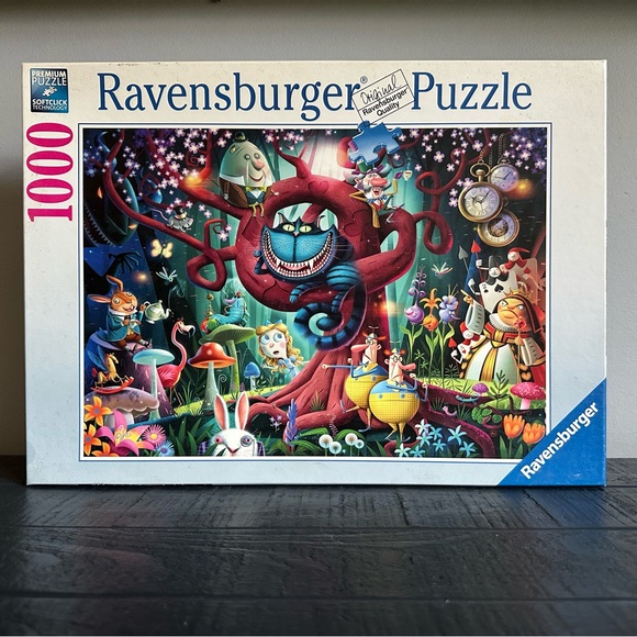 Ravensburger 1000 Piece Puzzle | Most Everyone is Mad | Alice in Wonderland - Picture 1 of 5